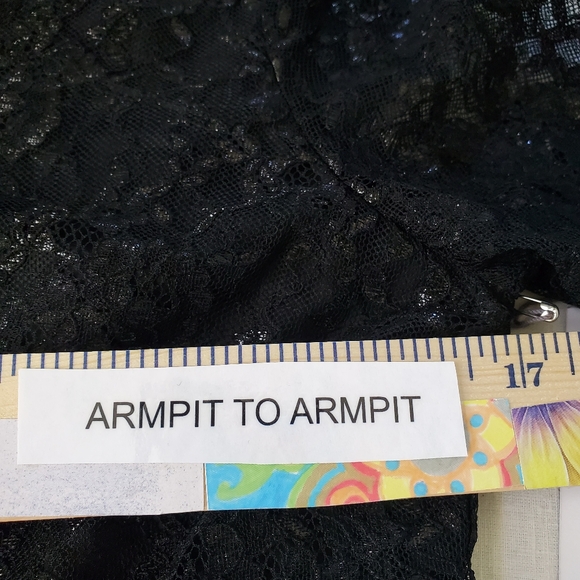 NWT Velvet Brand All Over Lace Sparkly Whimsigoth Dark Fairy Mini dress Sz M - Picture 6 of 9